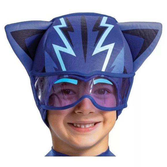 PJ Masks NWT Catboy Classic Halloween Costume Jumpsuit with Headpiece 3-4T - Picture 3 of 7